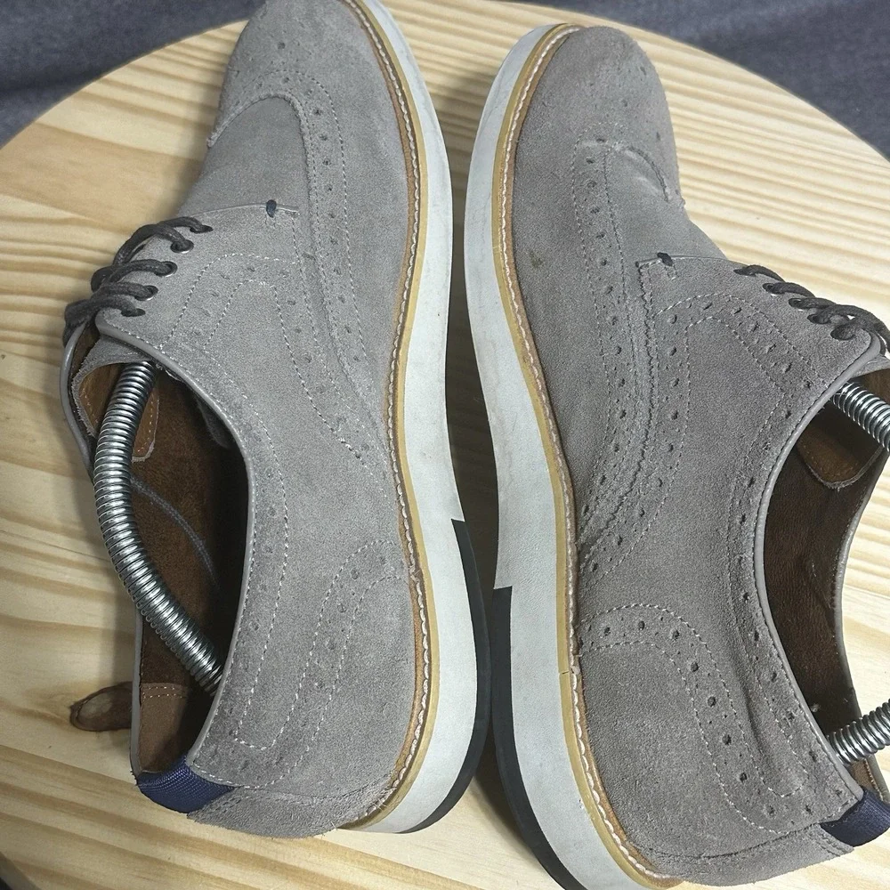 Blake Mckay‎ Carson Wingtip Suede Oxfords Men's Size 9.5 Lace Up Shoes Casual